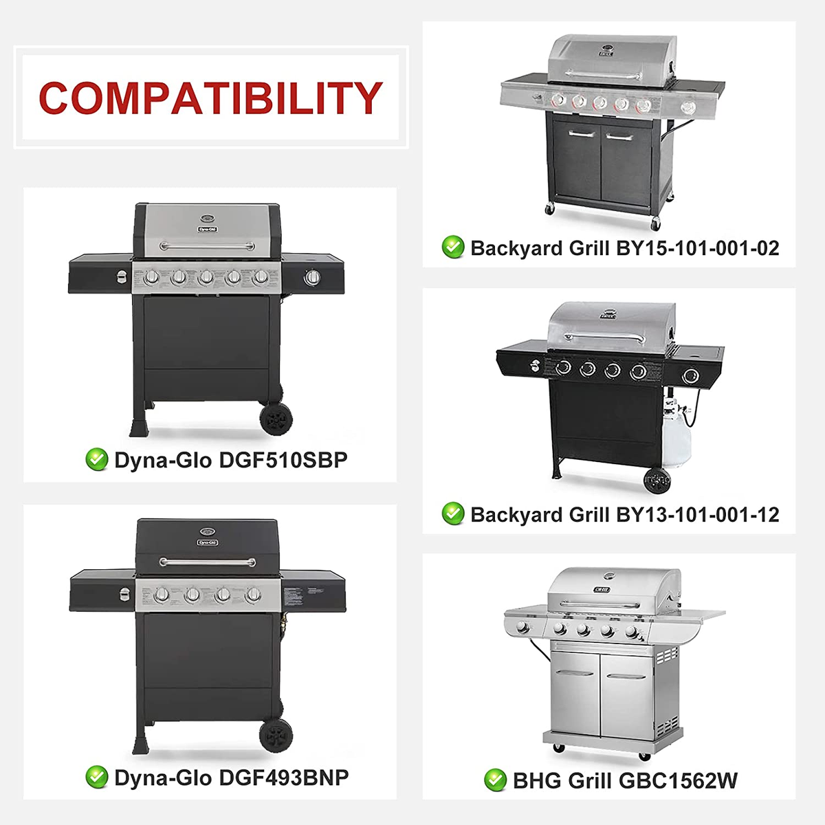 Grill Parts Heat Plate Shields Grill Burner for Dyna-Glo