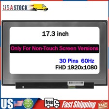 17.3" for HP 17M-CG0013DX LCD Screen Replacement FHD 30 pins 60Hz Display Panel