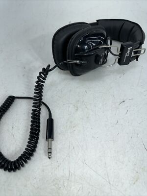 Vintage VANCO HF-2V Stereo Headphones Tested works 