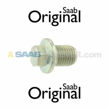 NEW Saab Original 900 9-3 9000 9-5 Oil Drain Plug 9132929 - GENUINE OEM