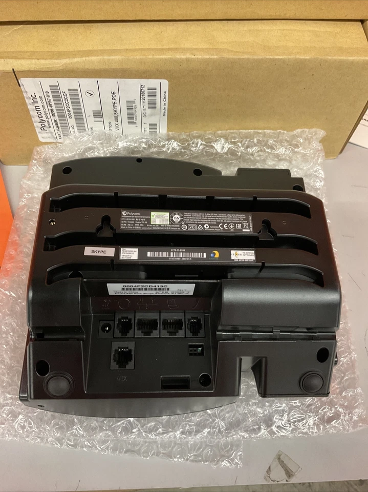 New Skype Enabled-Polycom 2200-46157-019 VVX 400 IP PoE Business Phone - Image 4 of 4