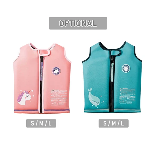 Mambobaby Non-inflatable  Swim Vest  Jackets for Kids Boys Girls W8U6 - Picture 2 of 11