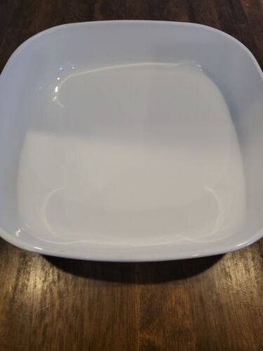 Vintage Corning Ware Microwave Footed Browning Dish 10 x 10 x 2 w/ Glass Cover - Picture 9 of 15