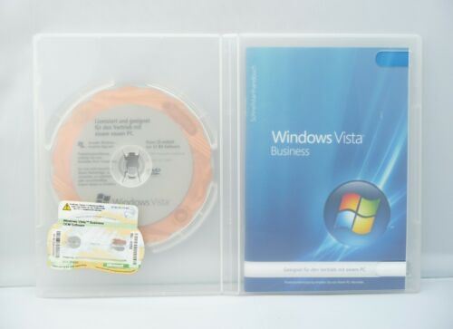 Microsoft Windows Vista Business - SB/OEM-Vollversion - 32Bit - DVD - Deutsch - - Bild 1 von 1