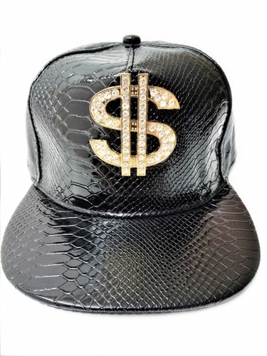 CAPPELLO da Baseball LUXURY $,Berretto LUCIDO in PELLE,cappellino RAP e HIP  HOP! | eBay