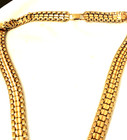 Spectacular Rare Napier Vintage HUGE Flat Chain Rhinestone Dangle Necklace — photo 3