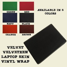 Matte Velvet Veleteen Laptop Skin Notebook PC Tower Universal Vinyl Wrap Sticker