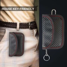 Anti-theft Faraday Bag For Key Fob RFID Protector Car Signal Blocking Bag Holder