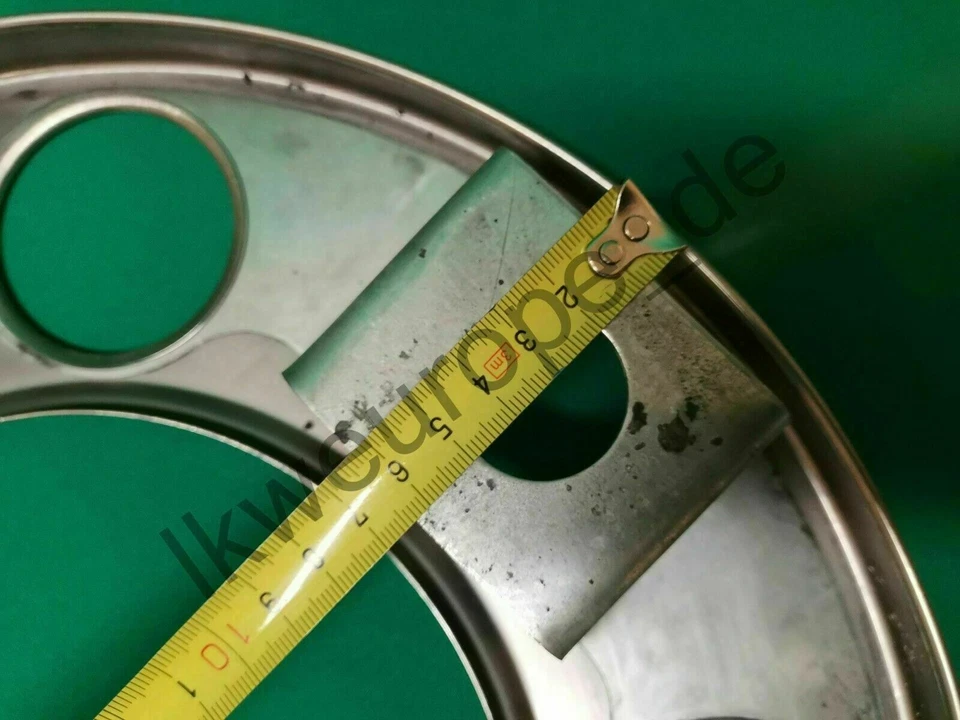 x2 enjoliveur adapté camion Mercedes Benz Atego protection écrou de roue acie... - Photo 4/4