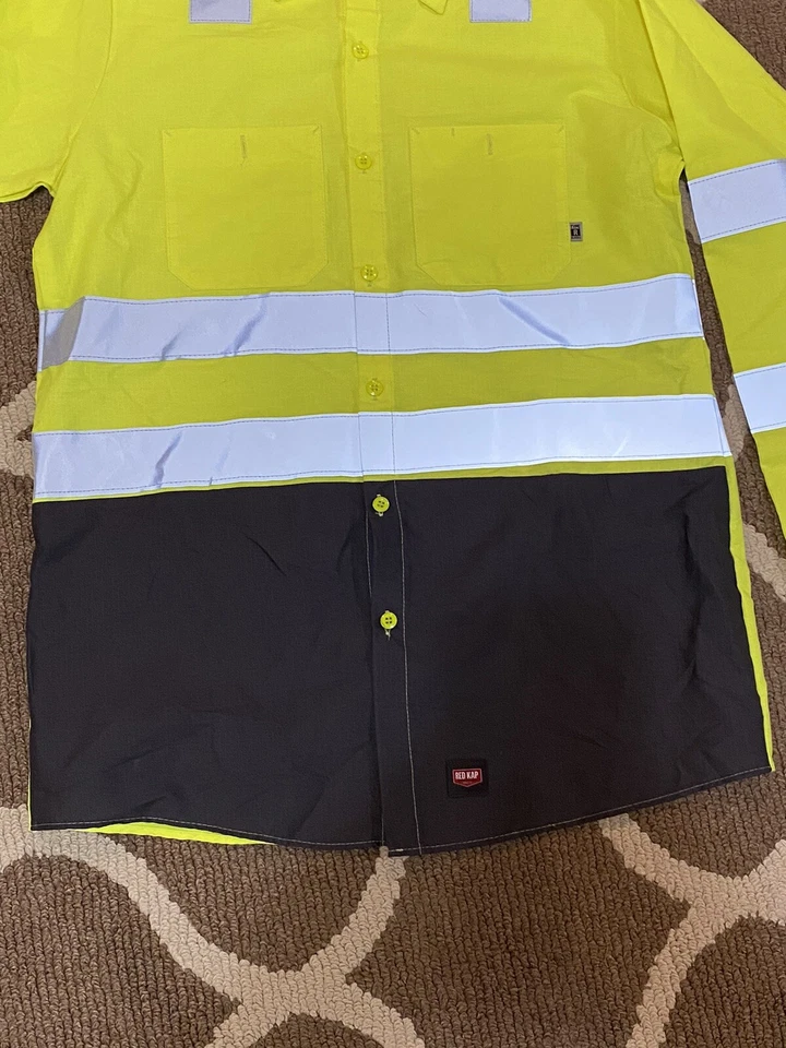 Red Kap Hi Vis Reflective Visibility Work Jacket Type R Class 3 Level 2 Medium - Image 4 of 4
