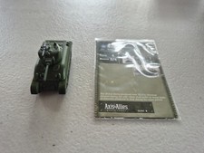 Axis and Allies 1939-1945 Set American M4A1 Sherman 32/60 with Card