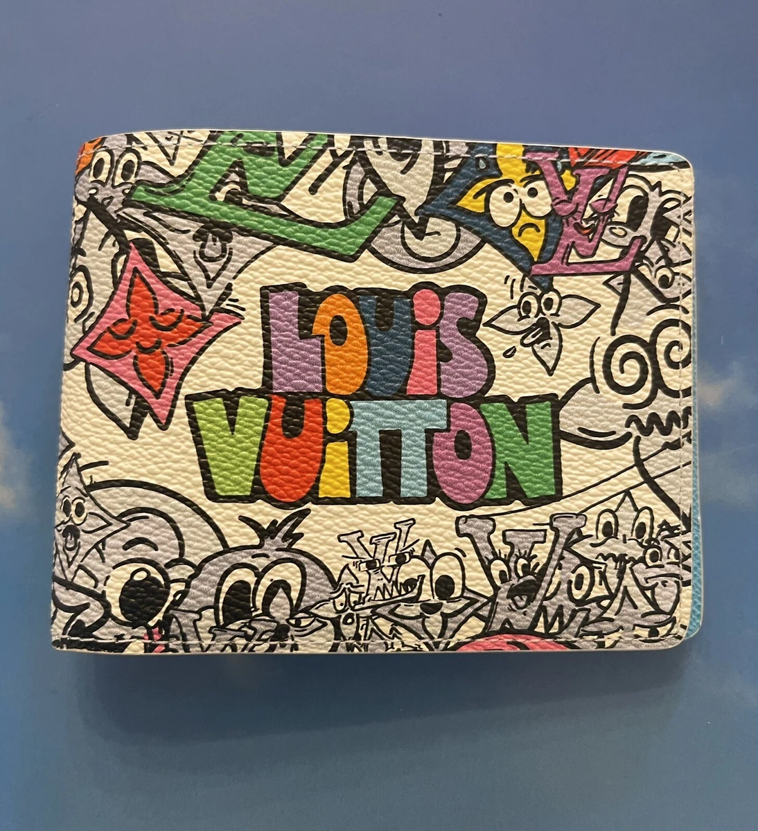 AUTHENTIC LOUIS VUITTON SS23 VIRGIL ABLOH WALLET SLIM COMIC RARE