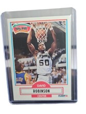 David Robinson 1990 Fleer #172 SPURS LEGEND Rookie Card RC . rookie card picture