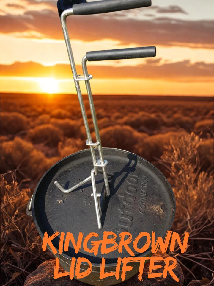 Kingbrown Camp Oven Lid Lifter. Dutch Oven Lid Lifter, camp oven, dutch oven
Opens in a new window o