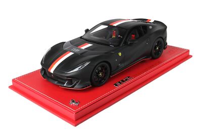 Ferrari 812 Competizione - matt black - C. Leclerc #16 - 1:18 - BBR (P18234)