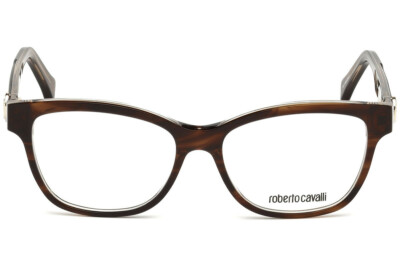 Roberto Cavalli Fivizzano 5050 Brown A56 Plastic Eyeglasses Frame 53-15-140 New 