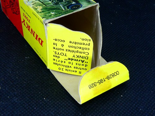French Dinky Toys 828 Jeep Porte-Fuseée SS10 Rocket Launcher BOX ONLY - Picture 10 of 10