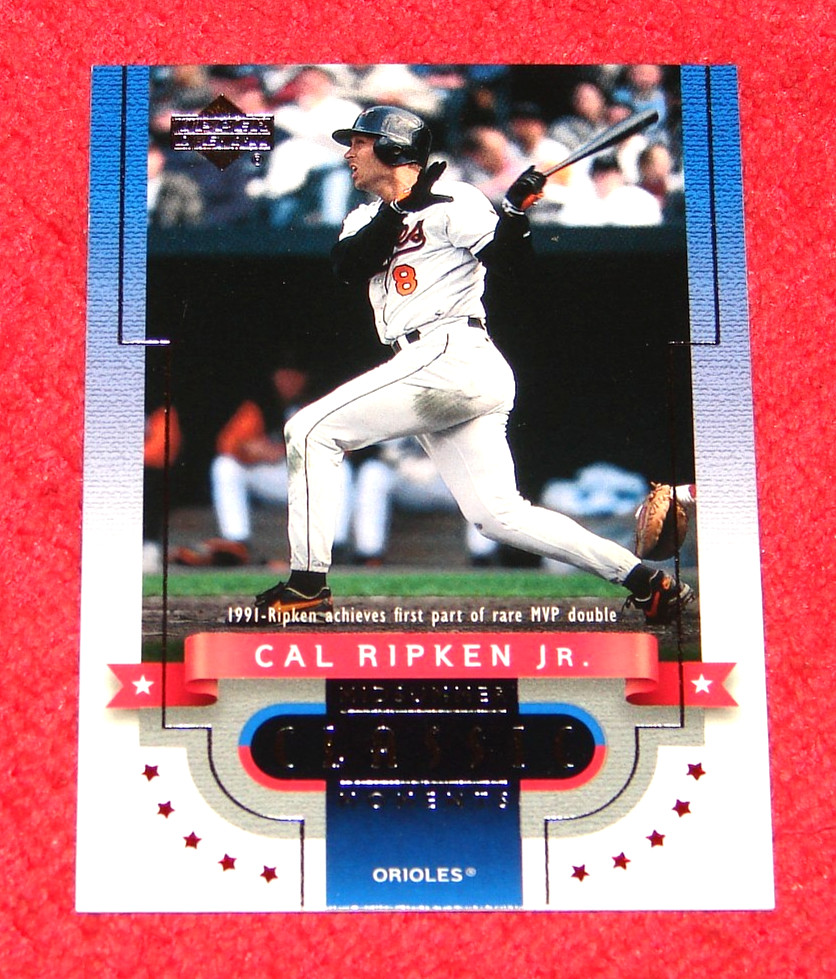 CAL RIPKEN JR. ORIOLES HOF 2001 UPPER DECK MIDSUMMER CLASSIC MOMENTS #CM7 (B2)