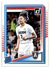 2025-26 Donruss WNBA Rated Rookies Te-Hina Paopao RC Atlanta Dream #91