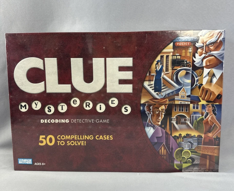 Parker Brothers Hasbro Clue Mysteries Decoding Detective Game 2005 Rare -New - Image 3 of 4