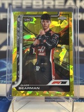 Oliver Bearman /75 Rookie Card Portrait Topps Chrome F1 2025 Sapphire Haas F1
