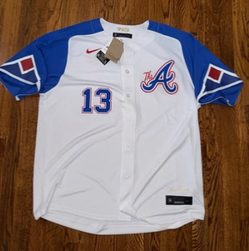 Ronald Acuna Jr. #13 Atlanta Braves City Connect Player Men's Jersey S-3XL NEW