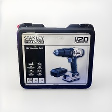 STANLEY FATMAX V20 Hammer Drill Driver Cordless 2.0Ah battery and charger New