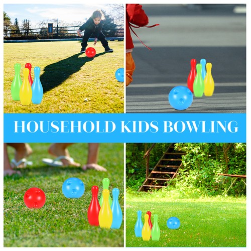 Children Bowling Kit Color Sorting Toys Plastic Bowling Toy Number Learning Game - Picture 6 of 12