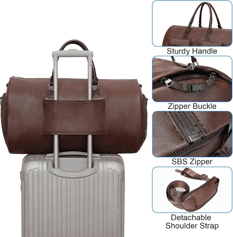 Bolsas de viaje para ropa, 2 en 1, para colgar trajes, para hombres y mujeres - Image 3 of 4