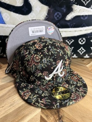 New Era Kith Exclusive Atlanta Braves Fitted Tapestry “Grandma's
