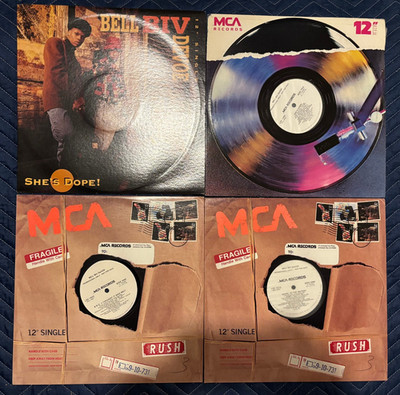 Lot of 4 Bell Biv DeVoe Records - She's Dope / B.B.D. / Word to Your Mutha