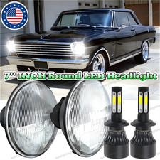 For Chevrolet Chevy Nova 1963-1978 7inch Round Led Headlights Hilo Beam Sealed For Chevrolet Chevy Nova 1963-1978 7inch Round Led Headlights Hilo Beam Sealed