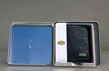 New in Tin Box Fossil ML3615001 Men's Genuine Leather Trifold Wallet
