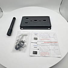 Bmw Tow Hook License Plate Bracket X1 X3 X4 X5 X6 Z4 Front No Drill Black Bmw Tow Hook License Plate Bracket X1 X3 X4 X5 X6 Z4 Front No Drill Black