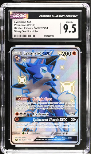 Lycanroc-GX graded CGC 9.5 for sale on eBay