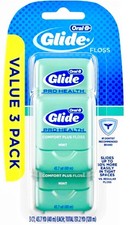 Oral-B Glide Pro-Health Mint Dental Floss, 43.7 yds each - 3 Count