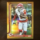 2025 Topps Chrome Football Gold Refractor Xavier Worthy #145