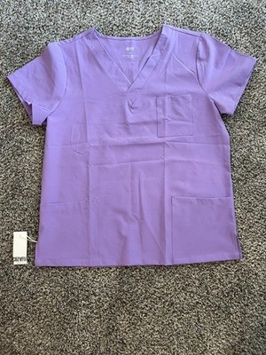 Cozyfit Purple Scrub Top Womens Medium New With Tags