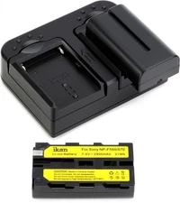 Ikan NP-F550 Battery Kit with Dual Charger