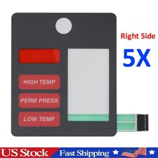 5x New Right Side Red KEYPAD FOR AD530 ADC / American Dryer Part  112565