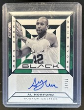 2023 Panini Black Al Horford Smoke Show Signatures Silver Auto #/25 Celtics