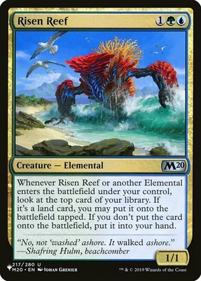 1x Risen Reef MTG - Mystery Booster / The List - NM-Mint