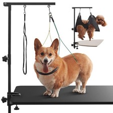 Dog Grooming Arm with Hammock 35" Adjustable Dog Grooming Or Stand with Anti-...