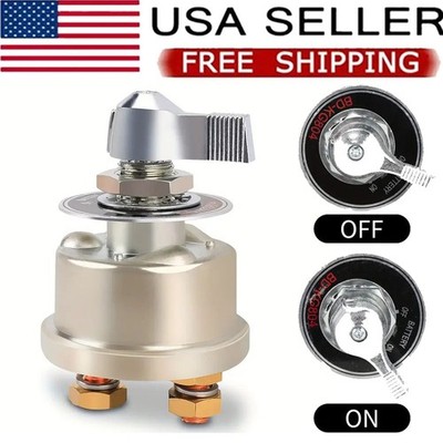 300A 12V High Current Master Battery Disconnect Switch Heavy Duty Power Cut Off