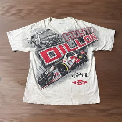 NASCAR Brand Austin Dillon #3 AOP Double sided XL T Shirt Chevy Chase Car Rare