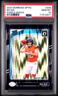 2024 Panini Donruss Optic - Rated Rookie Bo Nix #209 Purple Shock Prizm (RC)