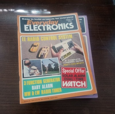 Everyday Electronics Magazine Complete Set of 12 Illustrated 1979 Vintage