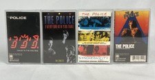 THE POLICE Cassette Tape Lot x4 Synchronicity Zenyatta Mondatta Singles Ghost