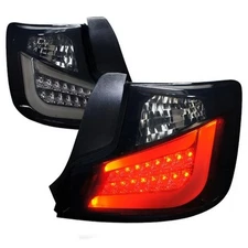 Spec-D Tuning LT-TC10BBLED-TM Glossy Black Housing LED Tail Lights with Smoke...