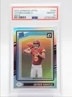 JAYDEN DANIELS 2024 DONRUSS OPTIC RATED ROOKIE HOLO  PRIZM D RC PSA 10 Q0004